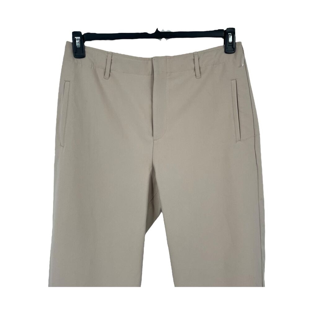 Rag & Bone pants Dylan wide leg cropped tan size 14 - Picture 3 of 7